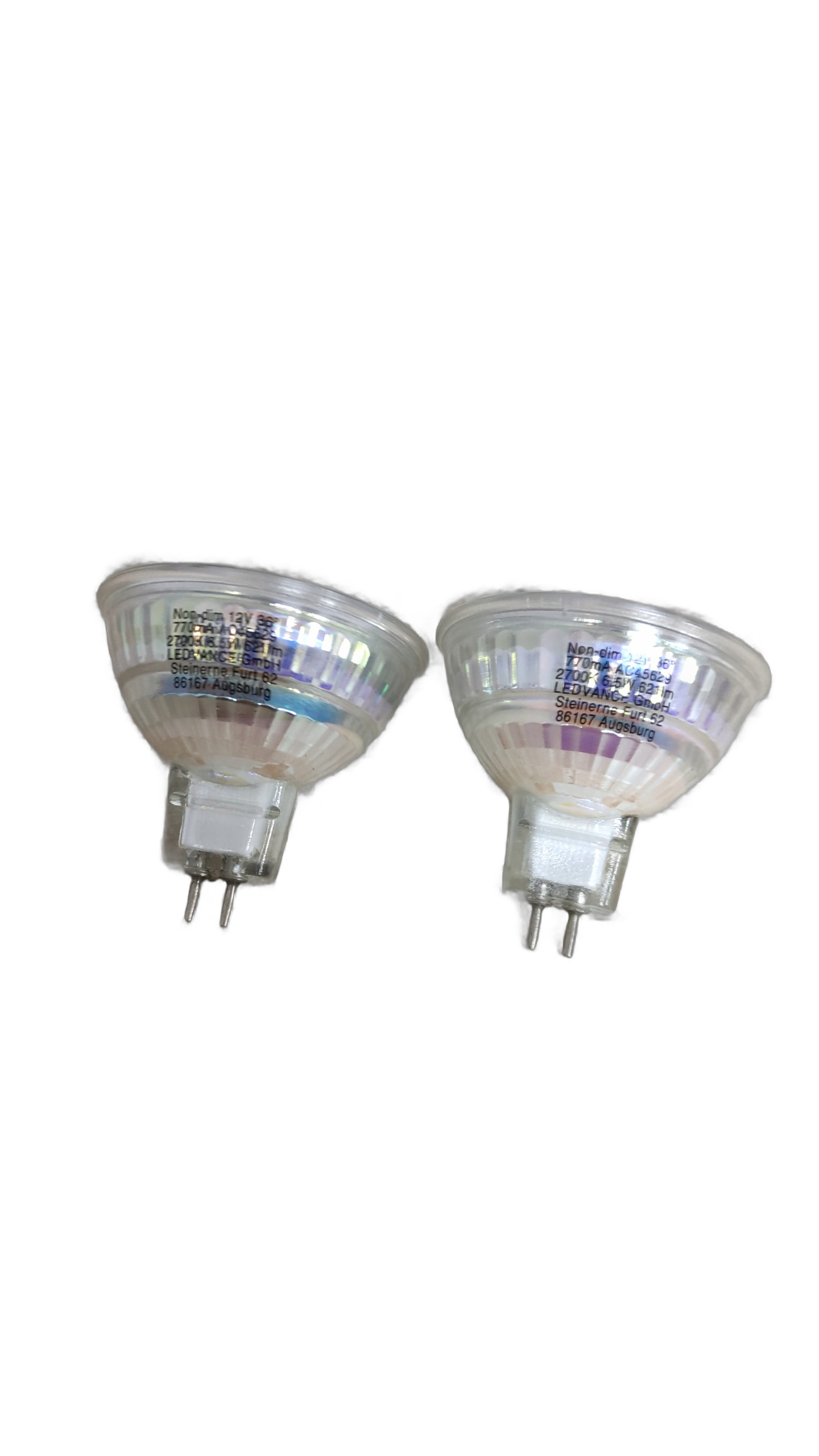 J7267 Osram LED-Lampe Reflektor GU5,3 6,5W 2 Stk. 621lm